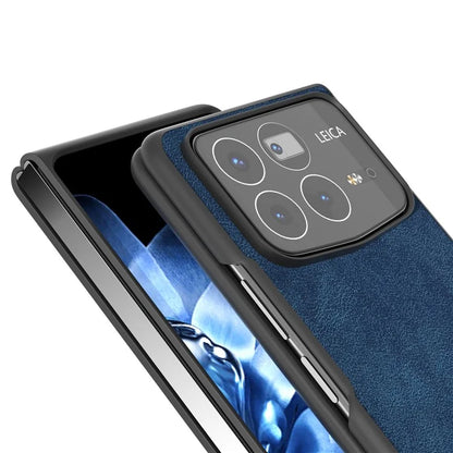 For Xiaomi Mix Fold 4 5G Protective Case Black Edge PU+PC Phone Cover