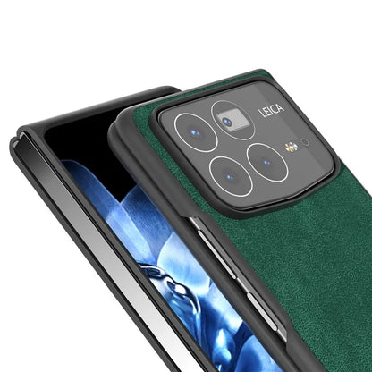 For Xiaomi Mix Fold 4 5G Protective Case Black Edge PU+PC Phone Cover