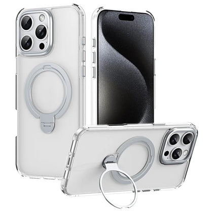 For iPhone 16 Pro Max Phone Case Kickstand Matte Back Cover Compatible with MagSafe