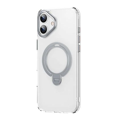 For iPhone 16 Plus Phone Case Kickstand Matte Back Cover Compatible with MagSafe