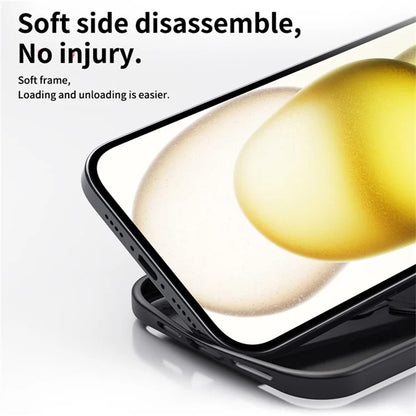 For iPhone 16 Phone Case Kickstand Matte Back Cover Compatible with MagSafe