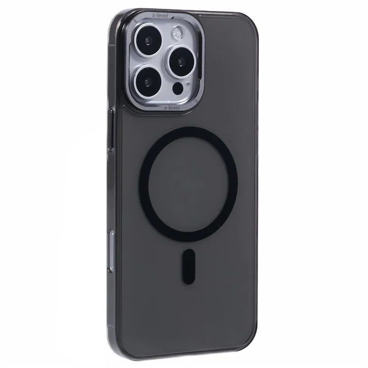 X-LEVEL Clear Series For iPhone 16 Pro Case Compatible with MagSafe PC+Glass Shockproof Cover