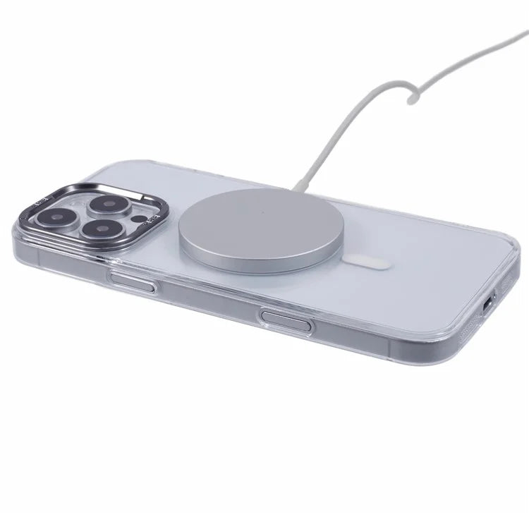 X-LEVEL Clear Series For iPhone 16 Pro Case Compatible with MagSafe PC+Glass Shockproof Cover