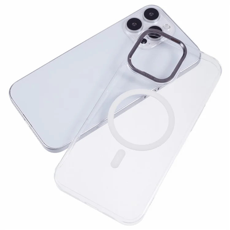 X-LEVEL Clear Series For iPhone 16 Pro Case Compatible with MagSafe PC+Glass Shockproof Cover
