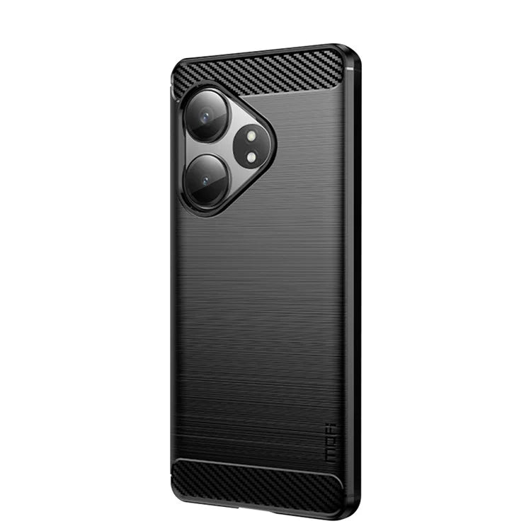 MOFI JK TPU Series-1 For Realme GT 6 5G / GT 6T 5G Case Carbon Fiber Texture Slim TPU Cover