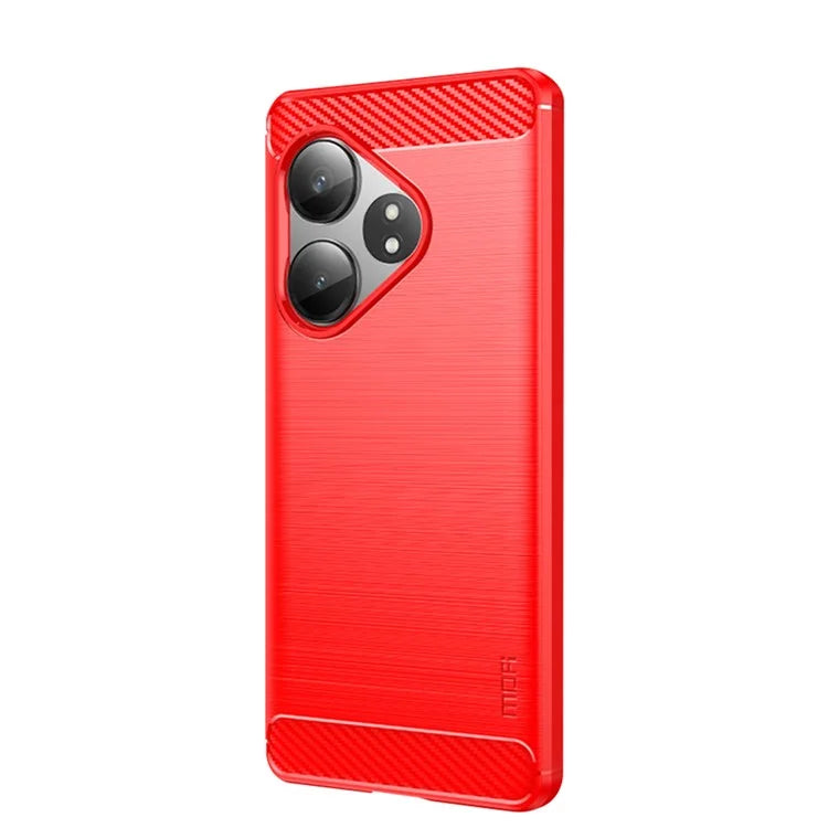 MOFI JK TPU Series-1 For Realme GT 6 5G / GT 6T 5G Case Carbon Fiber Texture Slim TPU Cover