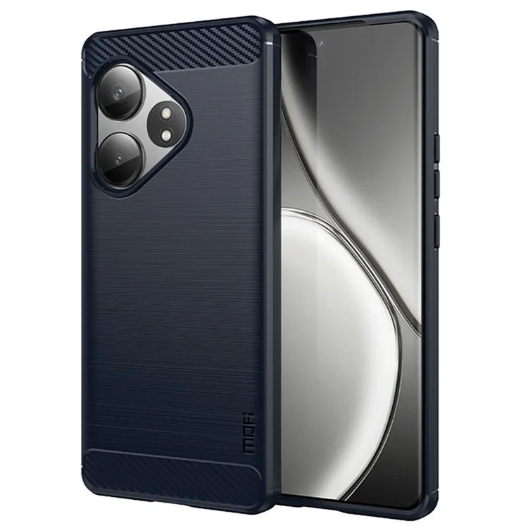 MOFI JK TPU Series-1 For Realme GT 6 5G / GT 6T 5G Case Carbon Fiber Texture Slim TPU Cover
