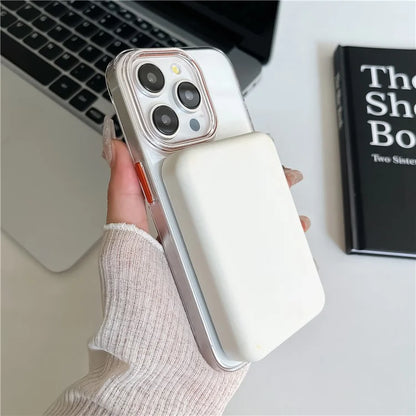 For iPhone 15 Pro Case Compatible with MagSafe Protective TPU+PC Phone Cover
