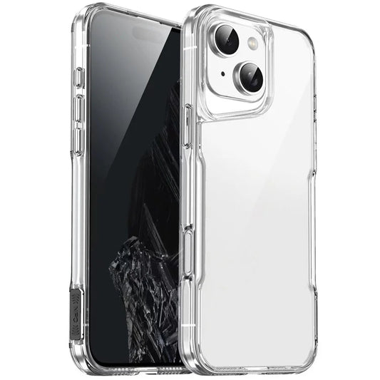For iPhone 15 Clear Case TPU+Acrylic Protective Phone Cover