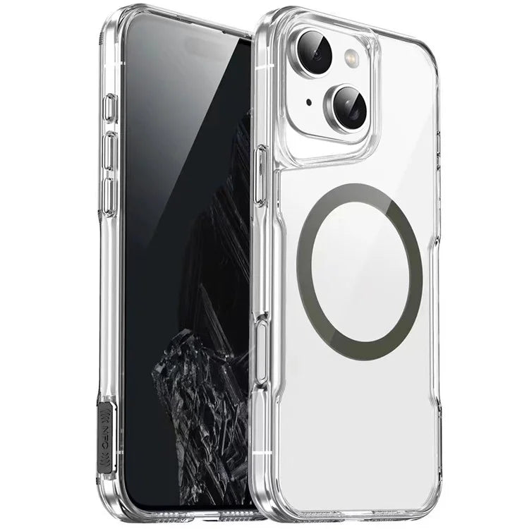 For iPhone 14 Case Compatible with MagSafe TPU+Acrylic Cell Phone Cover