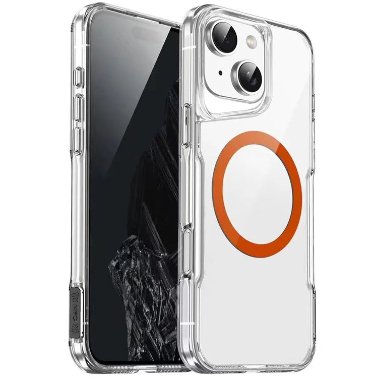 For iPhone 14 Case Compatible with MagSafe TPU+Acrylic Cell Phone Cover
