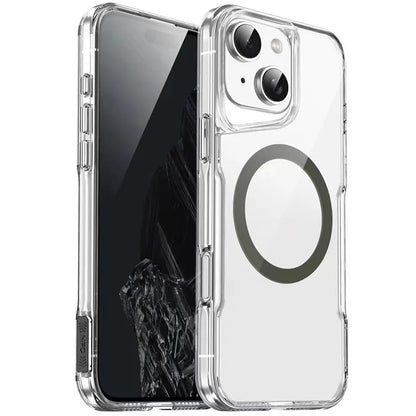 For iPhone 15 Case Compatible with MagSafe TPU+Acrylic Cell Phone Cover