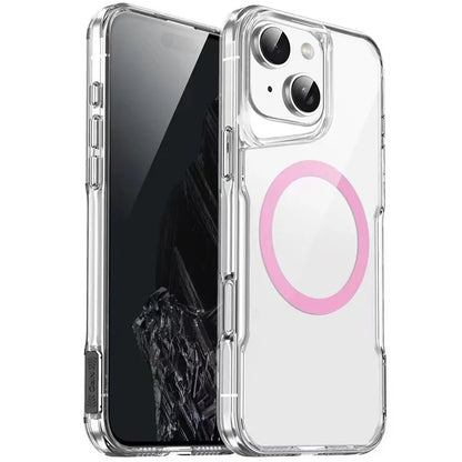 For iPhone 15 Case Compatible with MagSafe TPU+Acrylic Cell Phone Cover