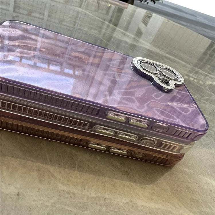 For iPhone 16 Plus Case Wrinkle Texture TPU+PC Shockproof Phone Cover