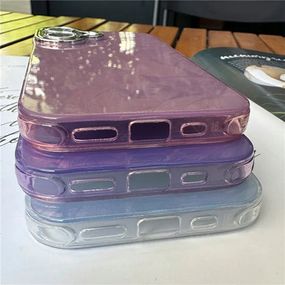 For iPhone 16 Plus Case Tinfoil Texture TPU+PC Anti-Drop Phone Cover