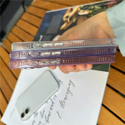For iPhone 16 Case Anti-Scratch TPU+PC Phone Cover Feather Pattern