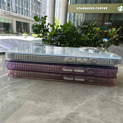 For iPhone 16 Plus Case Shockproof TPU+PC Phone Cover Silk Pattern