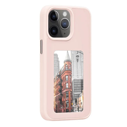 INKZONE For iPhone 11 Pro E Ink Phone Case PC+TPU 4-Color DIY Pattern Phone Cover