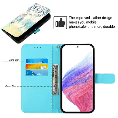 For Samsung Galaxy S24 FE Leather Case YB Pattern Printing Leather Series-2 Pattern Printing Wallet Stand Cover