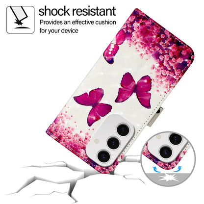 For Samsung Galaxy S24 FE Leather Case YB Pattern Printing Leather Series-2 Pattern Printing Wallet Stand Cover