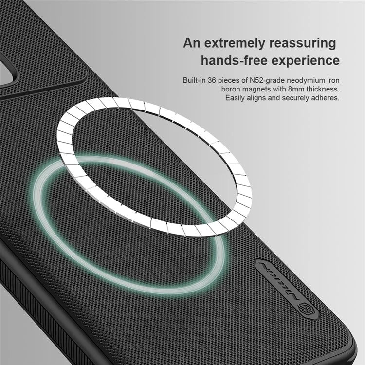 NILLKIN Frosted Shield Pro for Xiaomi Redmi K70 Ultra Magnetic Case PC+TPU Anti-Fall Phone Cover