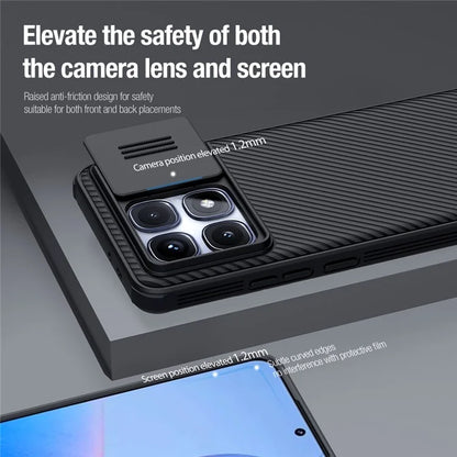 NILLKIN Camshield Pro Series for Xiaomi Redmi K70 Ultra Case PC+TPU Slide Camera Lid Phone Cover