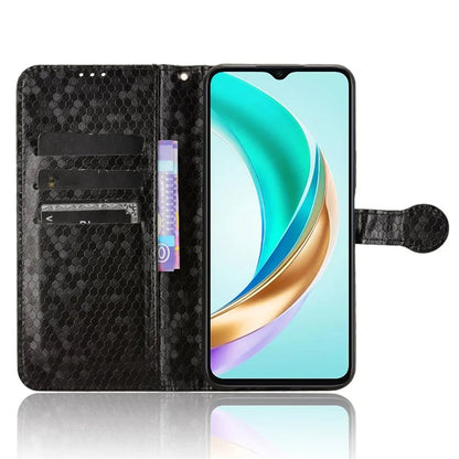 For Honor X6b 4G Wallet Case Dot Pattern Imprint PU Leather Phone Cover