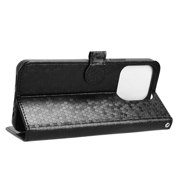 For Honor X6b 4G Wallet Case Dot Pattern Imprint PU Leather Phone Cover