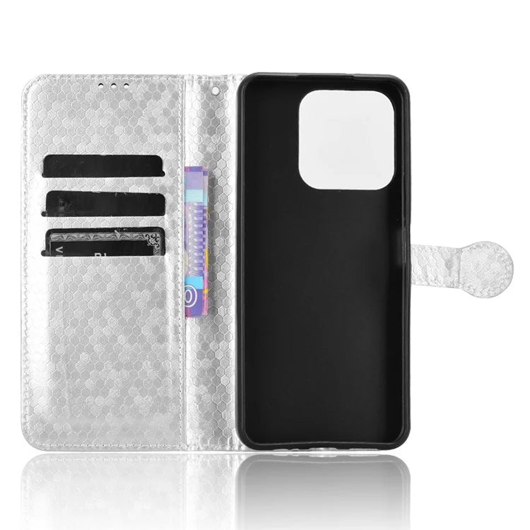 For Honor X6b 4G Wallet Case Dot Pattern Imprint PU Leather Phone Cover