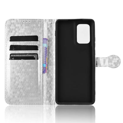 For Motorola Edge (2024) 5G Wallet Case Dot Pattern Imprint PU Leather Phone Cover