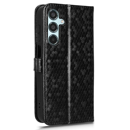 For Samsung Galaxy M35 5G Wallet Case Dot Pattern Imprint PU Leather Phone Cover