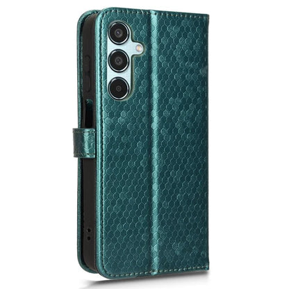 For Samsung Galaxy M35 5G Wallet Case Dot Pattern Imprint PU Leather Phone Cover