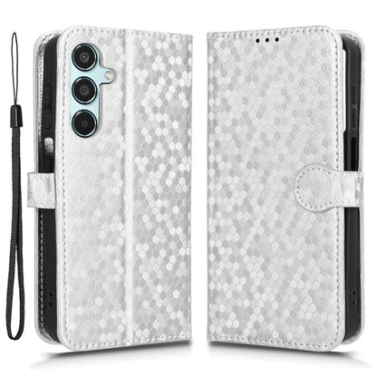 For Samsung Galaxy M35 5G Wallet Case Dot Pattern Imprint PU Leather Phone Cover
