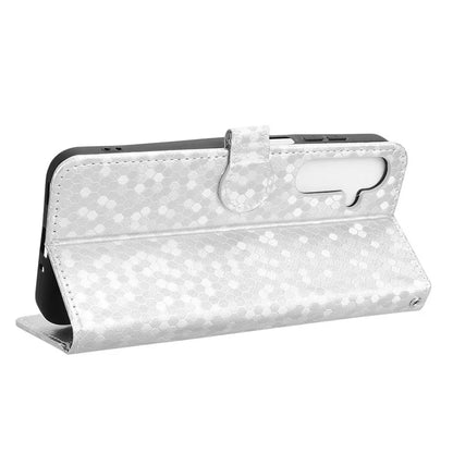 For Samsung Galaxy M35 5G Wallet Case Dot Pattern Imprint PU Leather Phone Cover