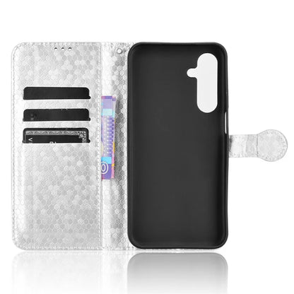 For Samsung Galaxy M35 5G Wallet Case Dot Pattern Imprint PU Leather Phone Cover