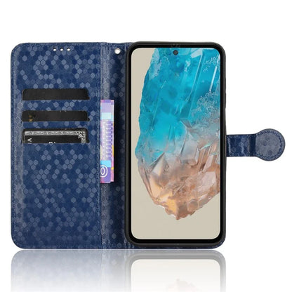 For Samsung Galaxy M35 5G Wallet Case Dot Pattern Imprint PU Leather Phone Cover