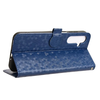 For Samsung Galaxy M35 5G Wallet Case Dot Pattern Imprint PU Leather Phone Cover