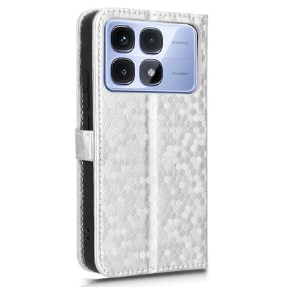For Xiaomi Redmi K70 Ultra Wallet Case Dot Pattern Imprint PU Leather Phone Cover