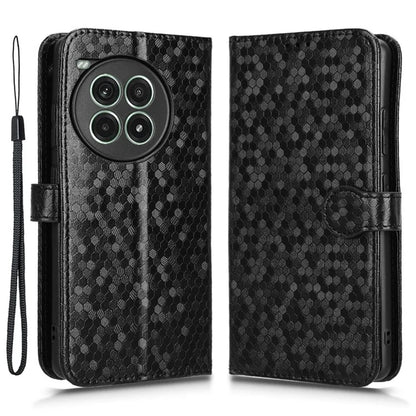 For OnePlus Ace 3 Pro 5G Wallet Case Dot Pattern Imprint PU Leather Phone Cover