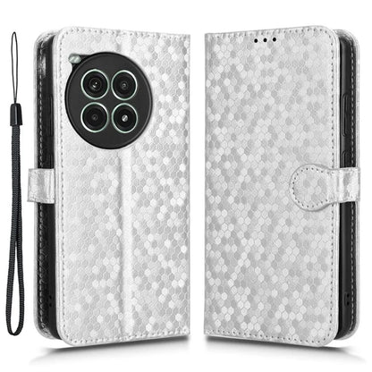 For OnePlus Ace 3 Pro 5G Wallet Case Dot Pattern Imprint PU Leather Phone Cover