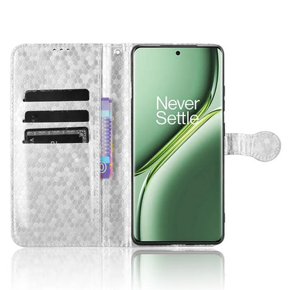 For OnePlus Ace 3 Pro 5G Wallet Case Dot Pattern Imprint PU Leather Phone Cover