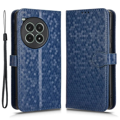 For OnePlus Ace 3 Pro 5G Wallet Case Dot Pattern Imprint PU Leather Phone Cover
