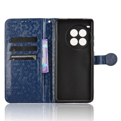 For OnePlus Ace 3 Pro 5G Wallet Case Dot Pattern Imprint PU Leather Phone Cover