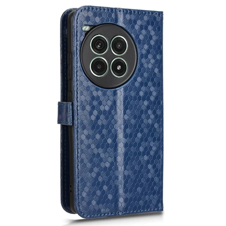 For OnePlus Ace 3 Pro 5G Wallet Case Dot Pattern Imprint PU Leather Phone Cover