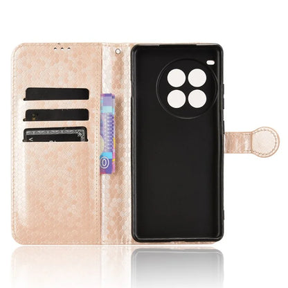 For OnePlus Ace 3 Pro 5G Wallet Case Dot Pattern Imprint PU Leather Phone Cover