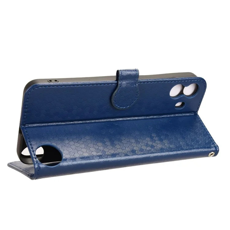 For Nothing CMF Phone 1 Wallet Case Dot Pattern Imprint PU Leather Phone Cover