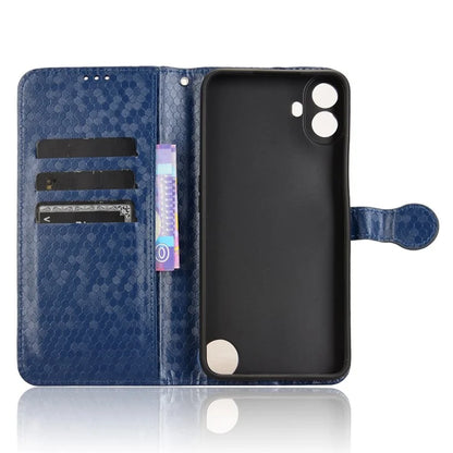 For Nothing CMF Phone 1 Wallet Case Dot Pattern Imprint PU Leather Phone Cover