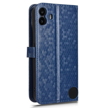 For Nothing CMF Phone 1 Wallet Case Dot Pattern Imprint PU Leather Phone Cover
