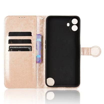 For Nothing CMF Phone 1 Wallet Case Dot Pattern Imprint PU Leather Phone Cover