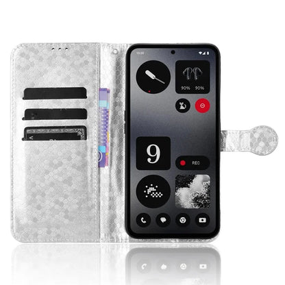 For Nothing CMF Phone 1 Wallet Case Dot Pattern Imprint PU Leather Phone Cover